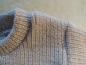 Preview: Kinder Wollstrickpulli - beige/ hellbraun