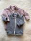 Preview: Baumwoll-Sweatjacke mit Reißverschluss (Puder)