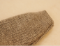 Preview: Baby-Wollstrickjacke mit Kapuze - Camelfarben/ beige
