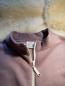 Preview: Damen Sweatjacke mit Reissverschluss - Puderfarben