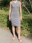 Preview: Damen Kleid 100% Baumwolle gerippt