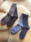 Preview: Doppelpack: Flauschige Lammwoll-Socken - schön feste Qualität grautöne