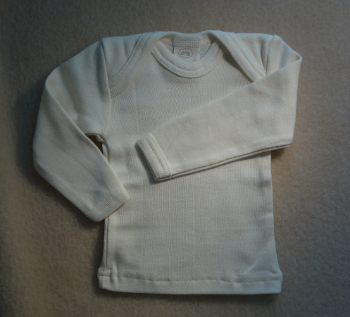 Baby Unterhemd Langarm aus Bio-Baumwolle