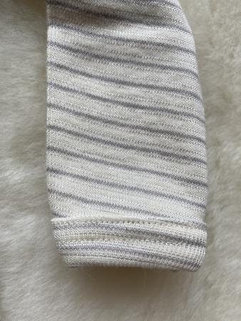 Preview: Body Wolle-Baumwolle-Seide geringelt