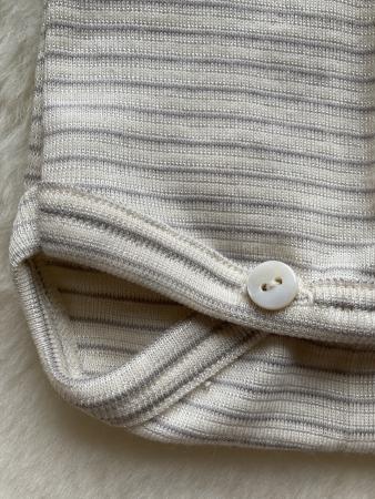 Preview: Body Wolle-Baumwolle-Seide geringelt