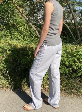 Preview: Freizeithose (Schlupfhose) aus Leinen und Baumwolle