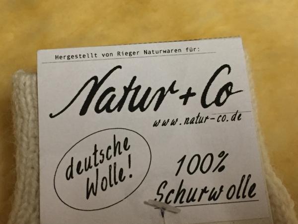 Preview: 100% Wollsocken, natur, Alltagssocke