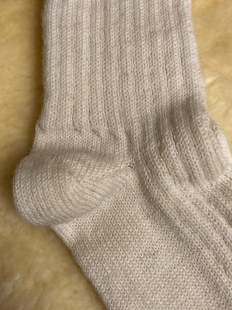 Preview: 100% Wollsocken, natur, Alltagssocke