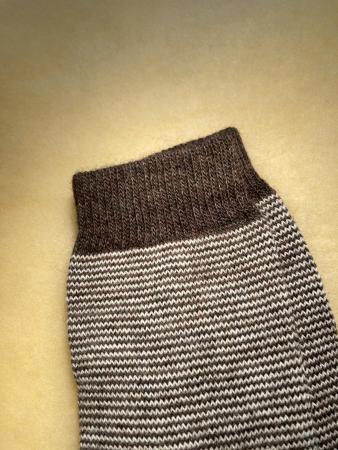 Preview: Alpaka-Socken, fein geringelt, 2er Paket
