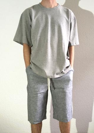 Preview: Bermuda Leinen-Viskose