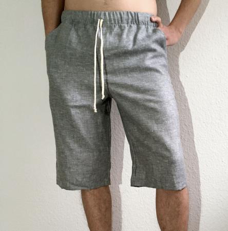 Preview: Bermuda Leinen-Viskose