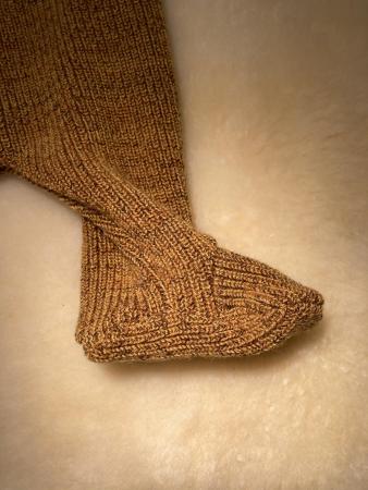 Overall - Wolle - Herbsfarben - mit Fuß - Gr. 62/68