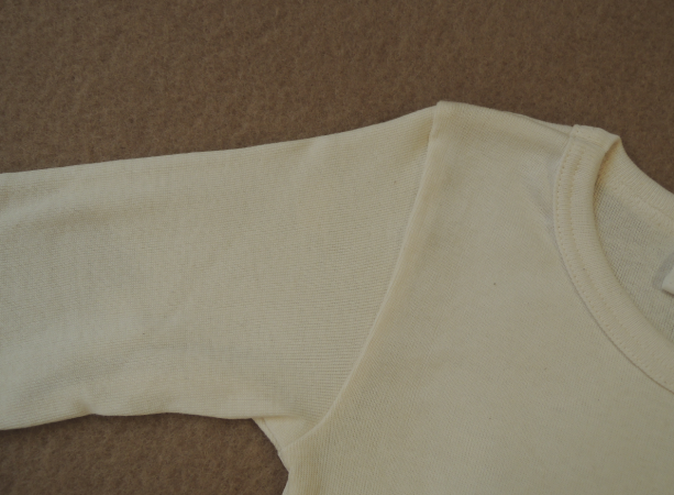 Kinder-Unterhemd Langarm aus Bio-Baumwolle