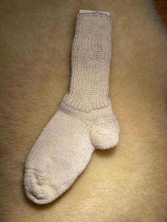 100% Wollsocken, natur, Alltagssocke
