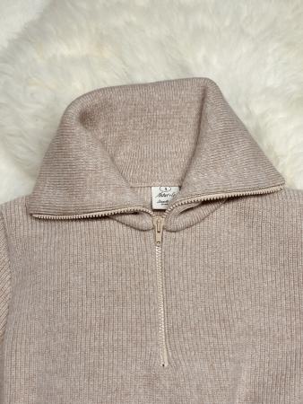 Troyer (Seebär) Schurwolle, beige-camel