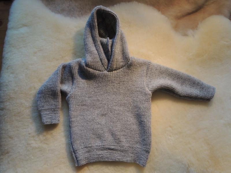 Baby Kapuzenpulli grau