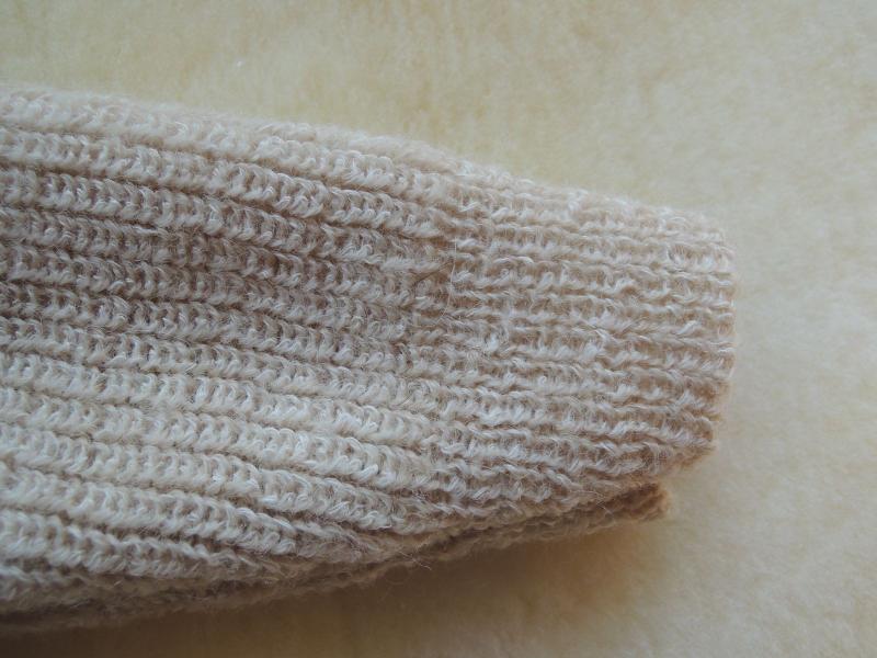 Baby Kapuzenpulli Camelbraun/ beige