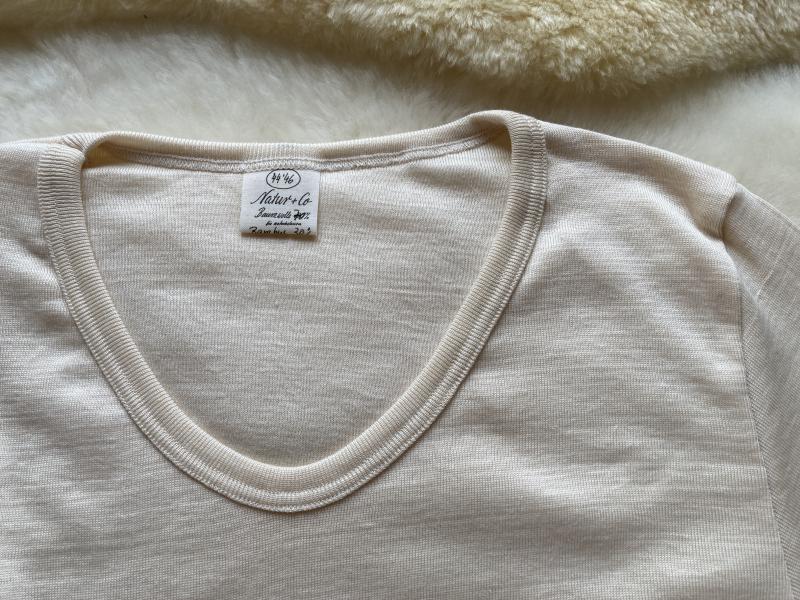 Unterhemd Halbarm Baumwolle-Bambus