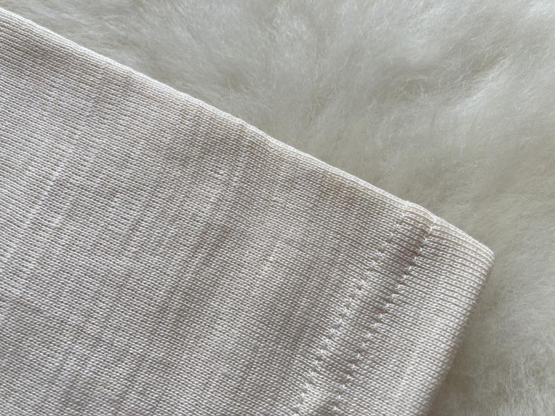 Unterhemd Halbarm Baumwolle-Bambus