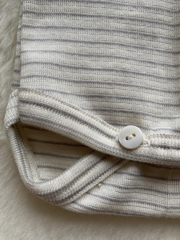 Body Wolle-Baumwolle-Seide geringelt