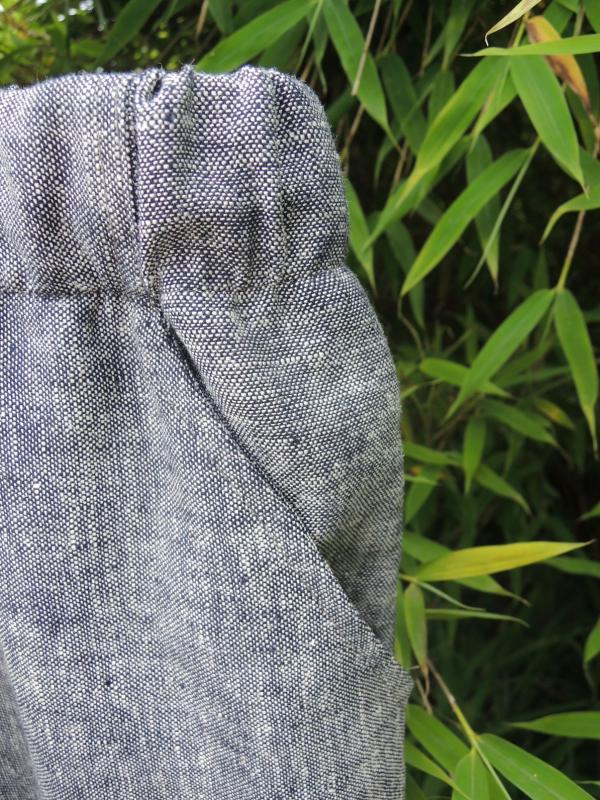 Bermuda Leinen-Viskose