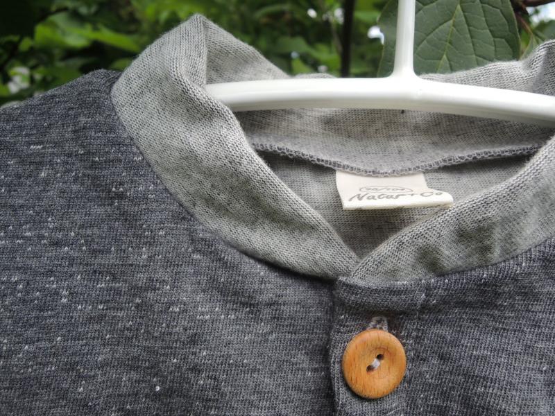 Sweat-Shirt Jacke 2-farbig, Dunkel-Hellgrau