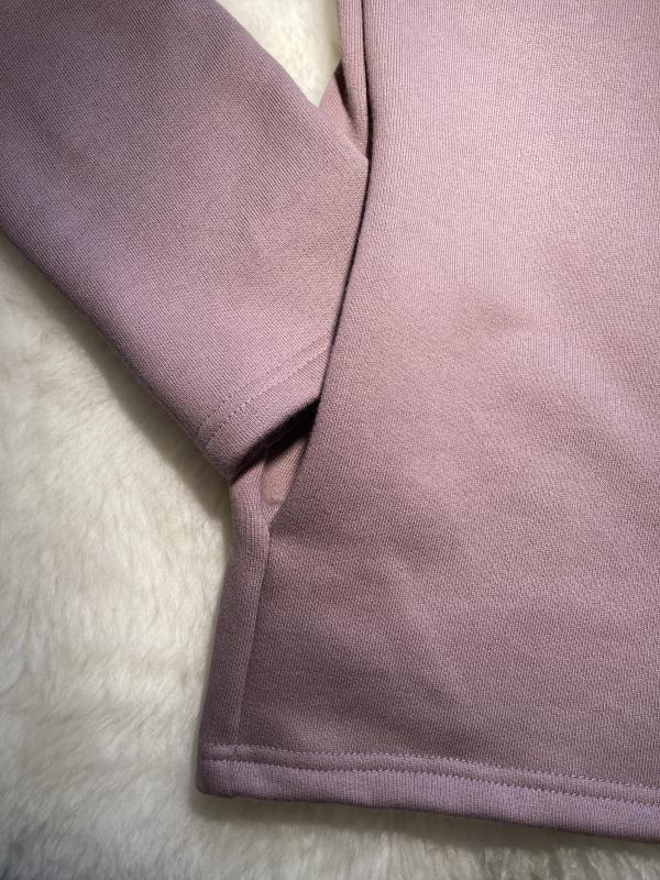 Damen Sweatjacke mit Reissverschluss - Puderfarben