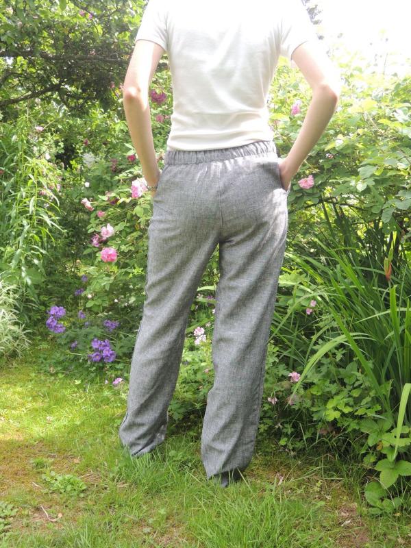 Freizeithose  aus 55% Leinen, 45% Baumwolle