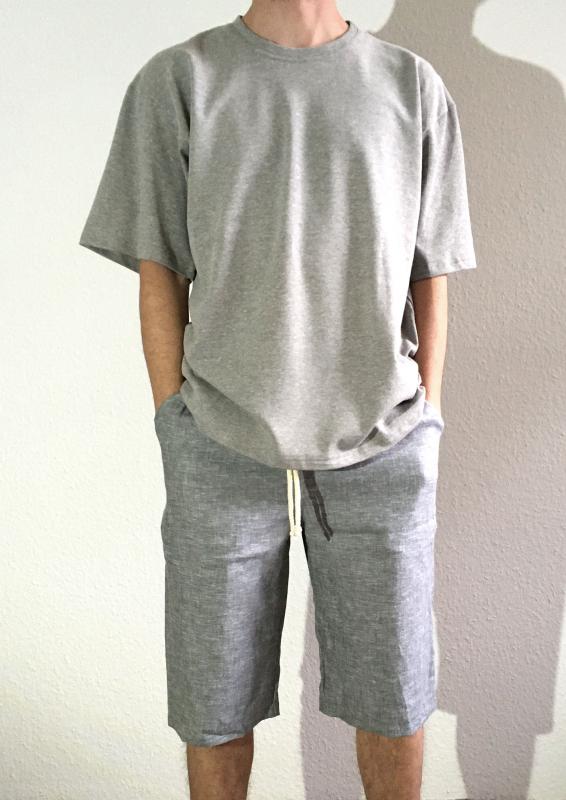 Bermuda Leinen-Viskose