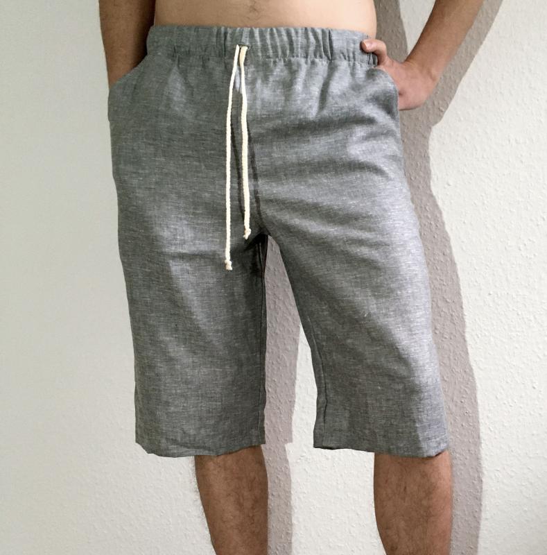 Bermuda Leinen-Viskose