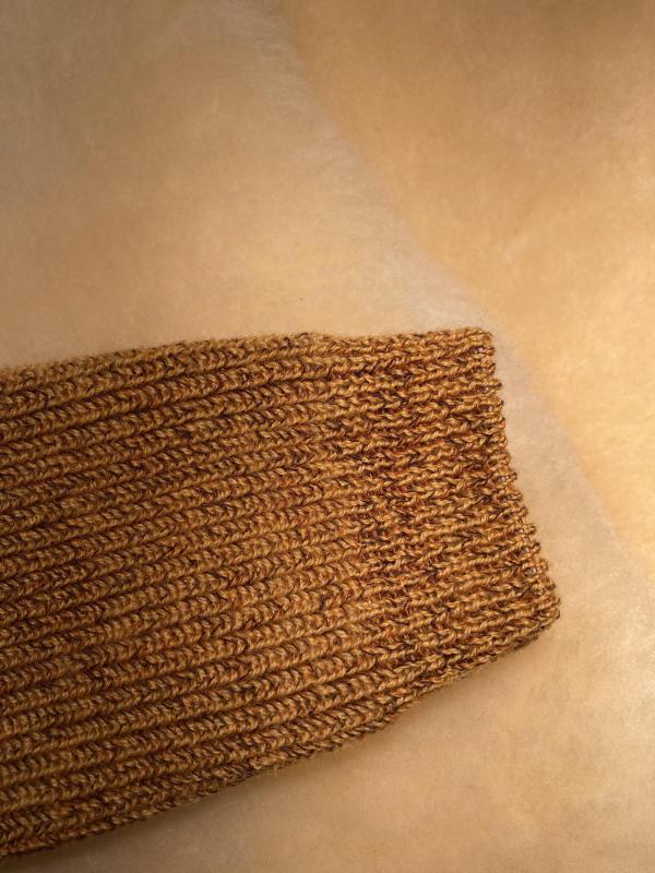 Overall - Wolle - Herbsfarben - mit Fuß - Gr. 62/68