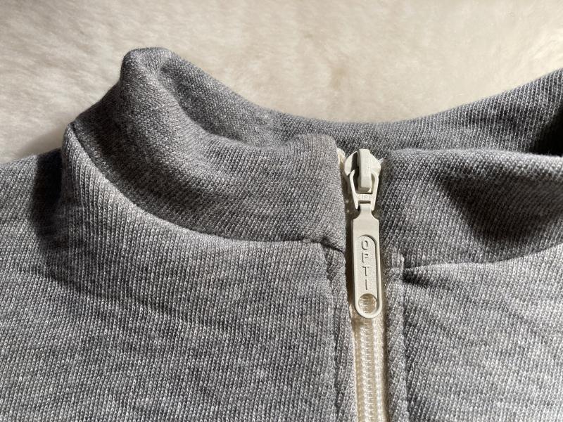 Baumwoll-Sweatjacke mit Reißverschluss