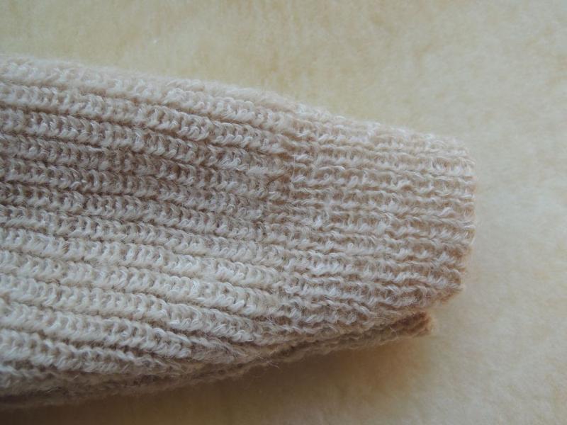 Kinder Wollstrickpulli - beige/ hellbraun