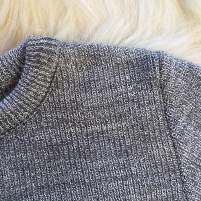 Wollpullover Grau