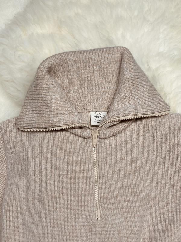 Troyer (Seebär) Schurwolle, beige-camel