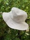 Hut aus 100% Leinen - Stoffhut - faltbar - NEU!